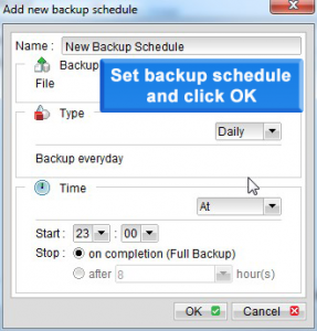 Programación Backup